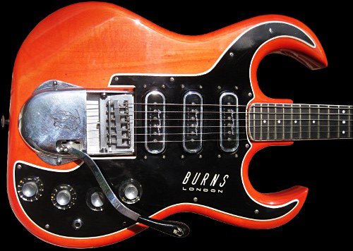 Burns Black Bison Guitar - in RED!
