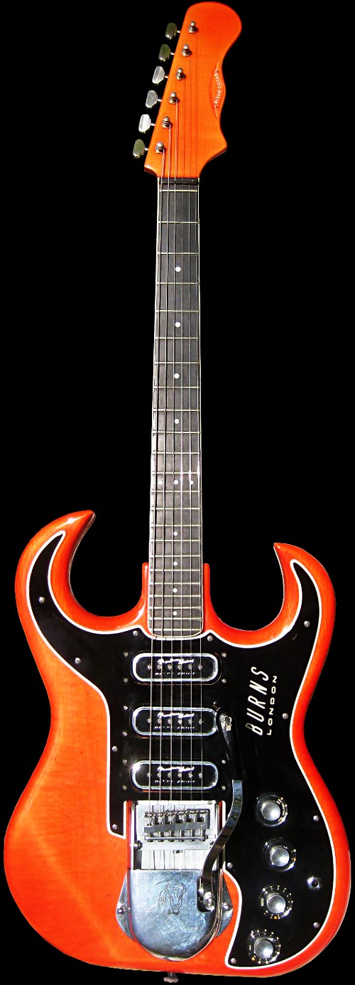 Burns Black Bison Guitar - in RED!