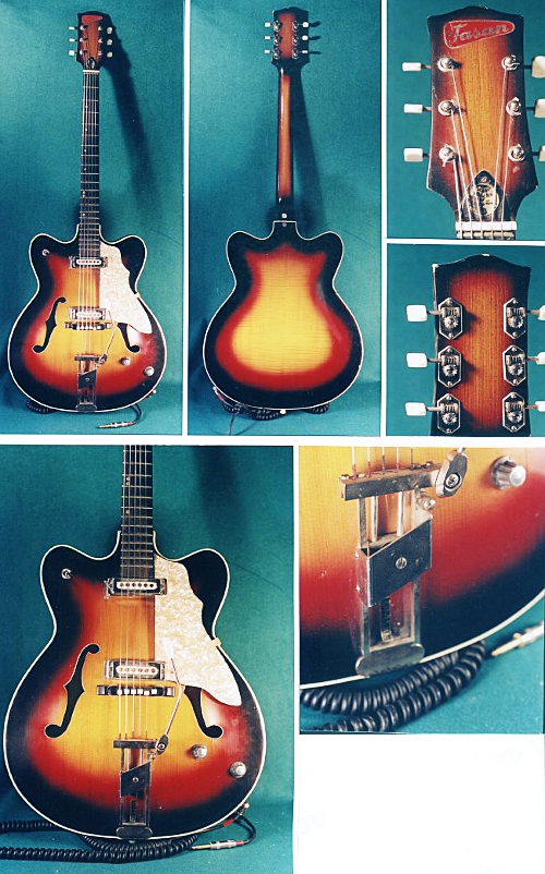 c.1964 FASAN Double Cutaway Thinline Electric