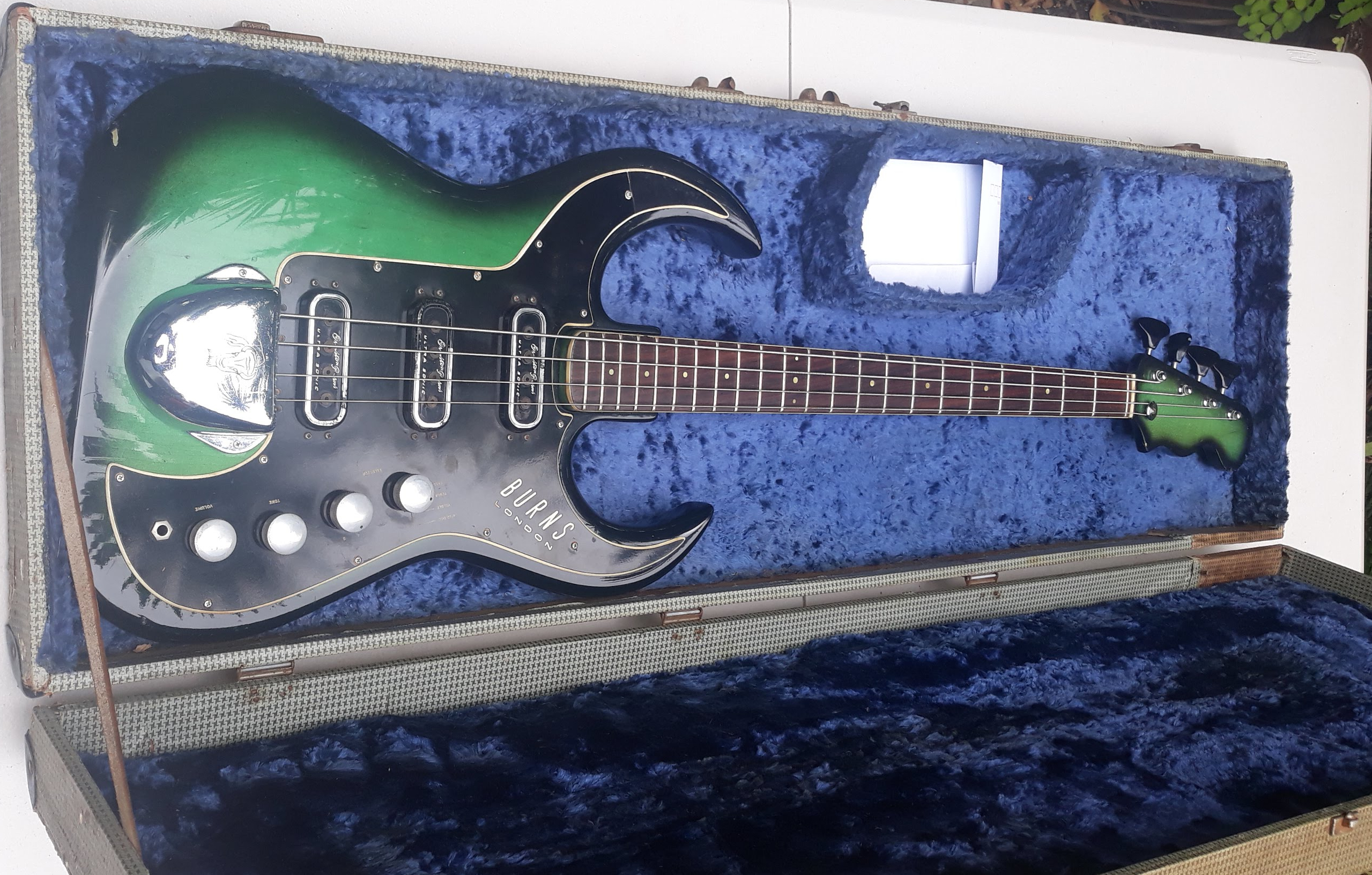 Burns Bison Bass Greenburst