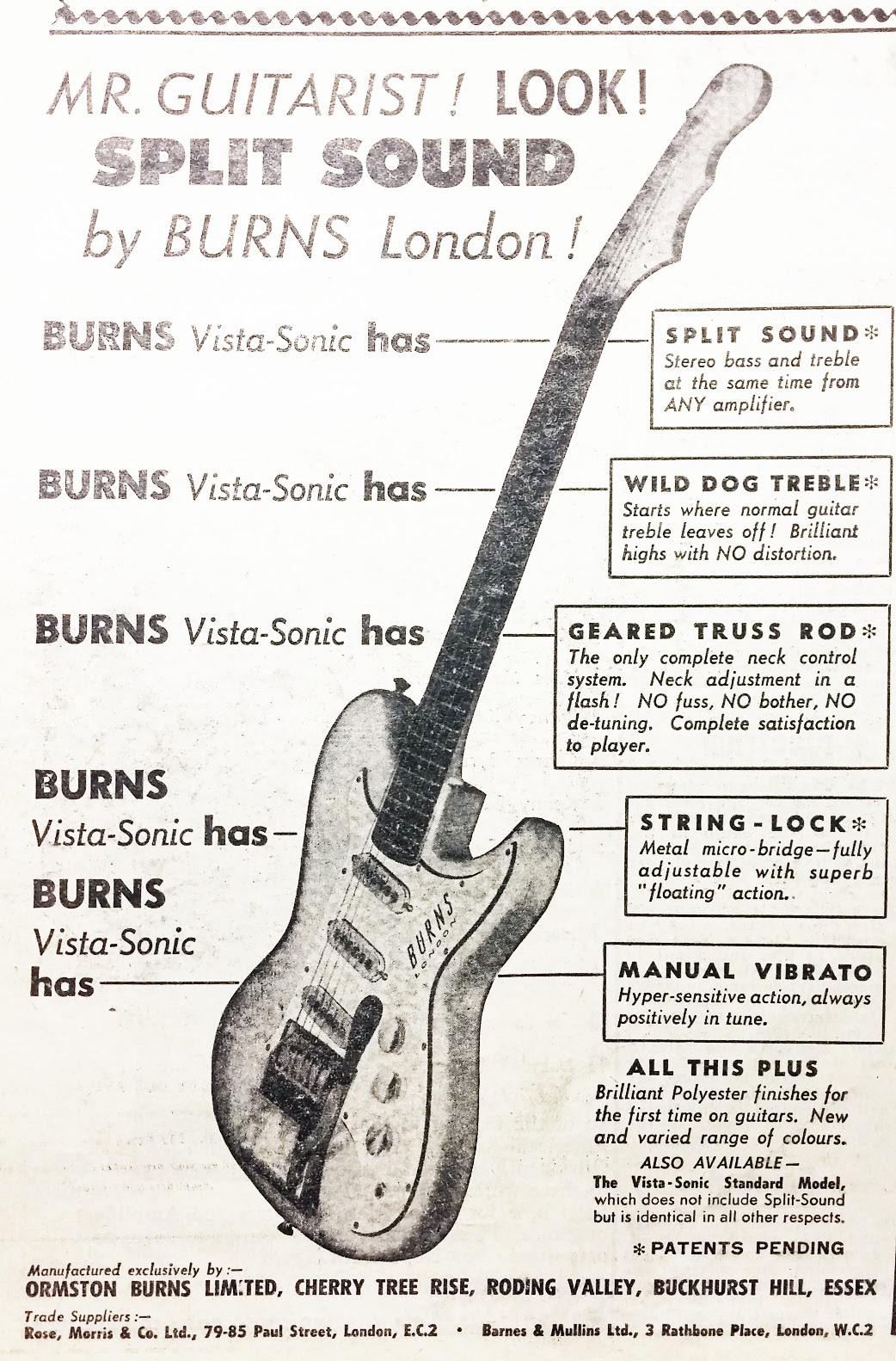 Burns split Sound advert