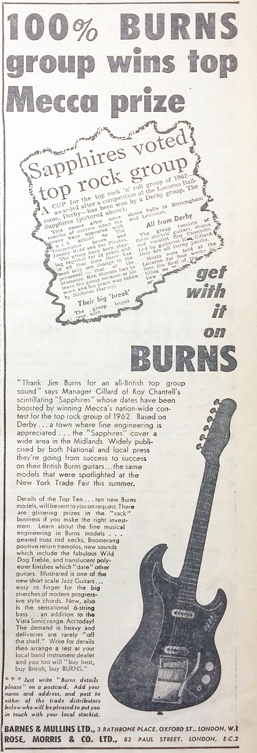 Burns Mecca advert