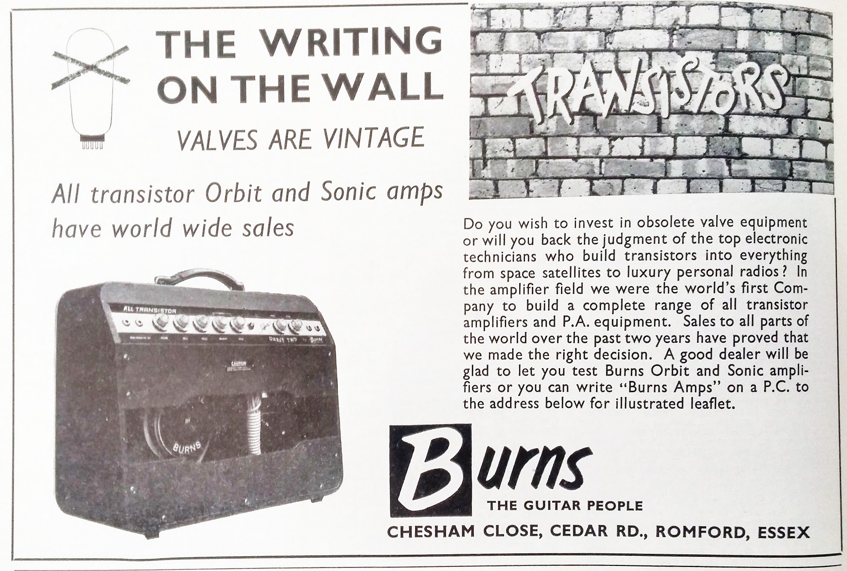 Burns Orbit advert