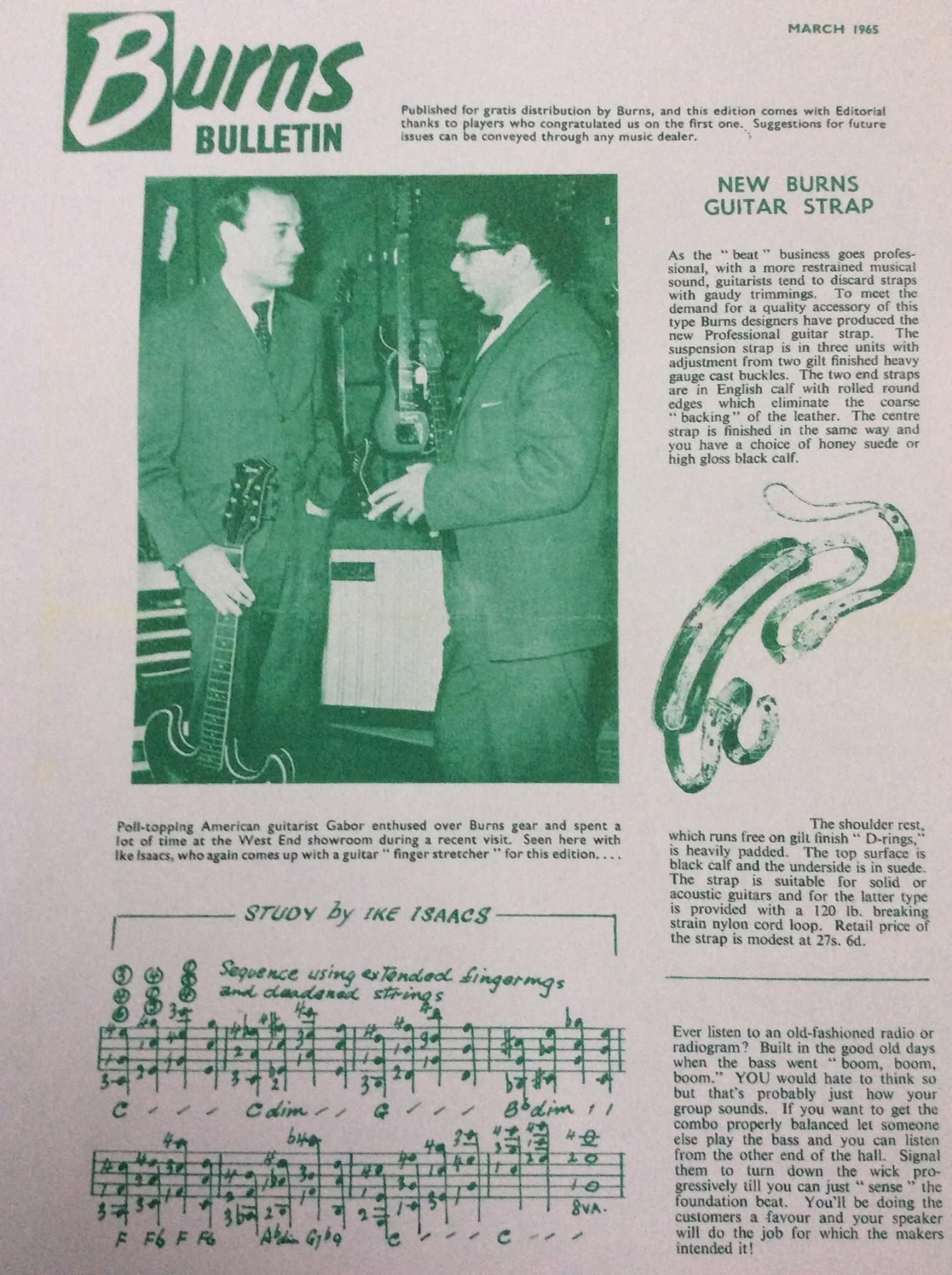 Burns Bulletin March 1965